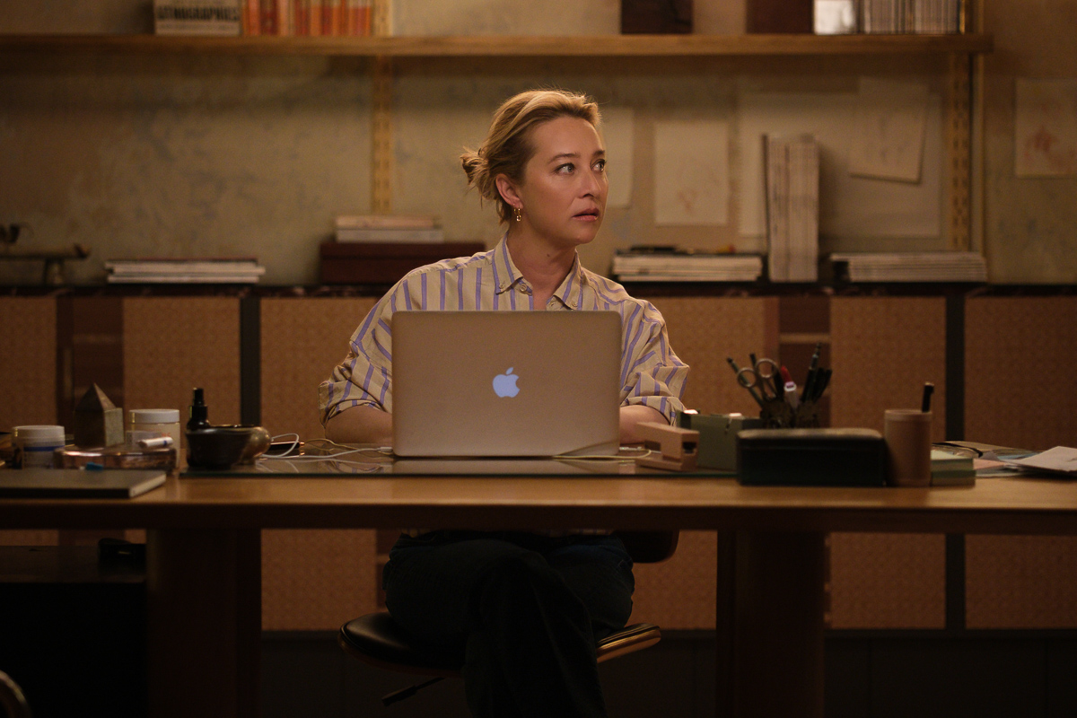 Asher Keddie as Evelyn Jones in Strife Ser 2
