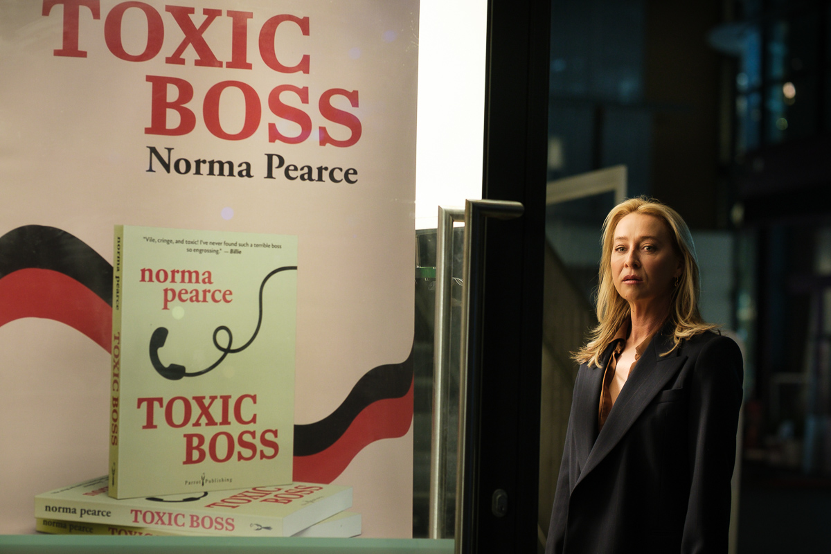 Asher Keddie as Evelyn Jones in Strife Ser 2